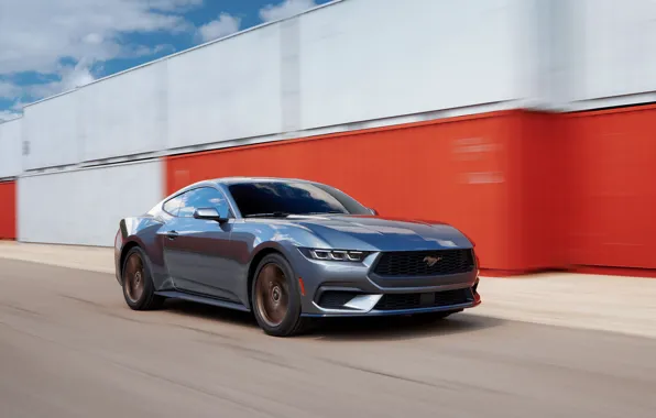 Mustang, Ford, muscle car, speed, 2024, Ford Mustang EcoBoost