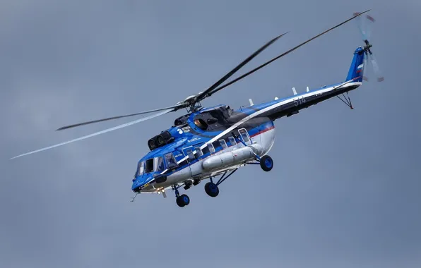 Flight, helicopter, flies, blades, Mi-171A2