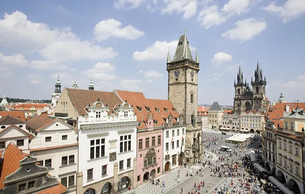 Picture watch, tower, home, Prague, Czech Republic