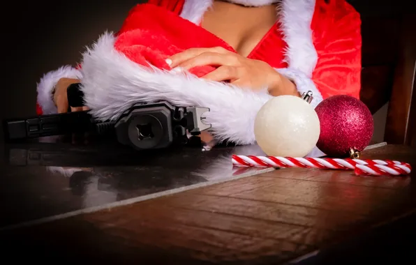 Decoration, weapons, toys, New year, trunk, Dsully