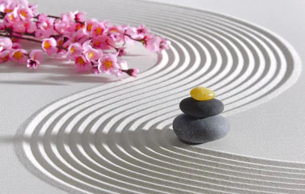 Energy, stone, Japan, garden, Japan, stone, Zen, energy
