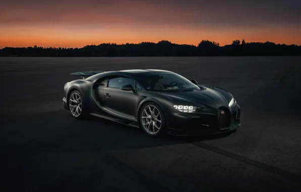 Picture coupe, the evening, Bugatti, Chiron, 2020, Chiron Pur Sport