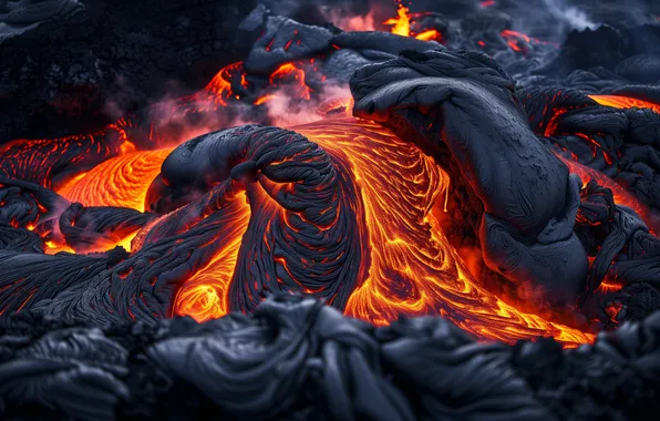 Colors, lava, heat