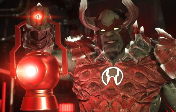 Red, game, rage, powerful, Red Lantern, NetherRealm Studios, red ring, Injustice 2
