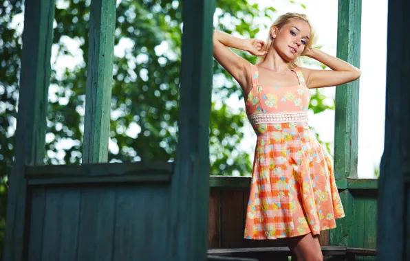 Girl, Look, Blonde, Model, Face, Sexy, Beautiful, Standing