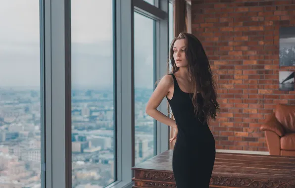 Picture look, girl, pose, figure, window, Fenix Raya, photographer Daria Klepikova