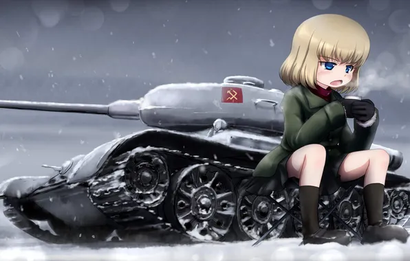 Art, Girls and Panzer, Katyusha, Chipika