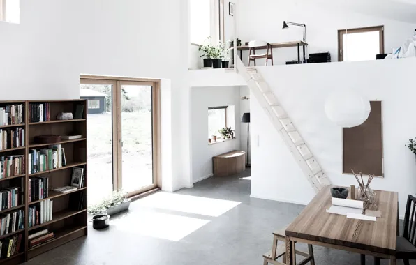 House, interior, Denmark, living space, Copenhagen