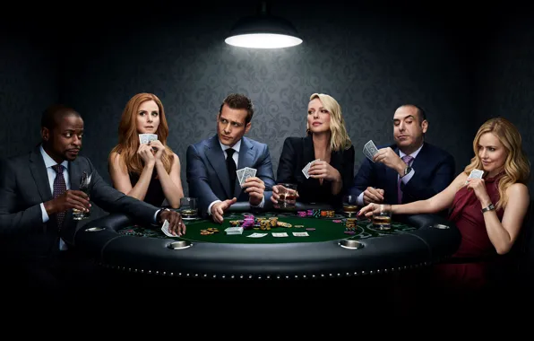 Actors, the series, Movies, Suits, Force majeure, playing cards