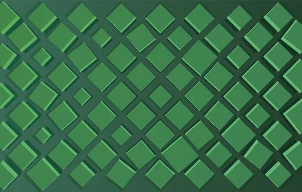 Picture green, square, background, shades