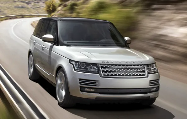 Road, Land Rover, Range Rover, the front, Land Rover, Range Rover