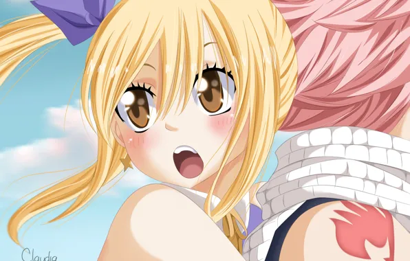 Fairy Tail, Natsu, Lucy, Fairy tail