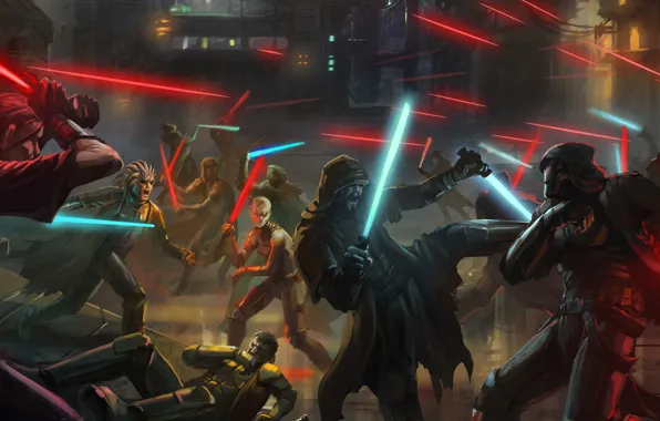 Weapons, war, star wars, swords, Sith, jadai