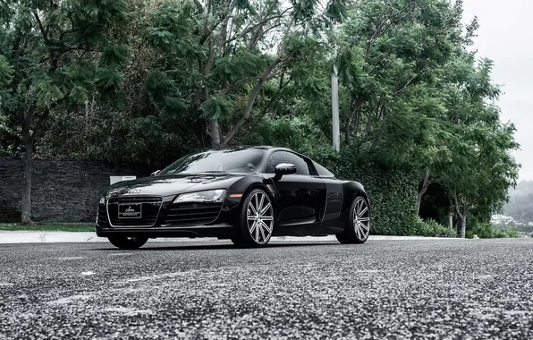 Audi, Audi R8, road, Supercar