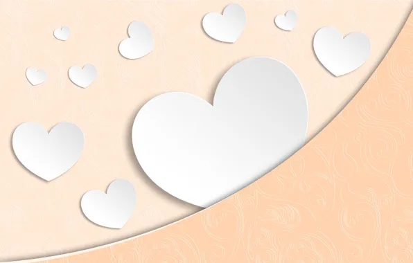 Paper, background, heart, texture, wallpaper, hearts, paper