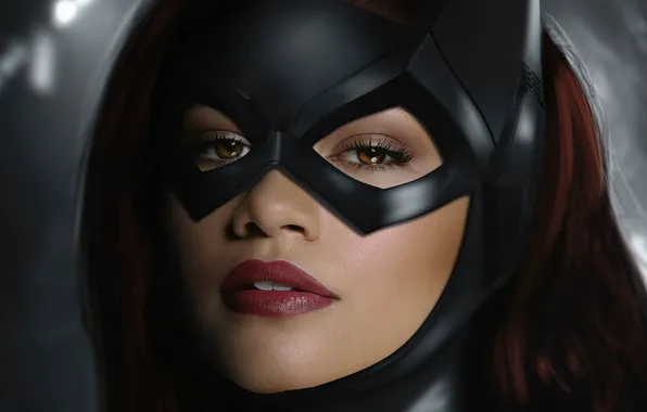 Look, girl, beauty, mask, brown eyes, Batgirl, Batgirl, Zendaya