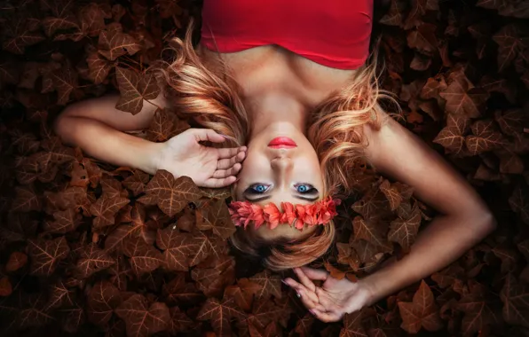 Picture hair, blonde, wreath