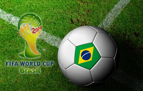 Picture football, the ball, Brazil, football, flag, world Cup, World Cup, Brasil