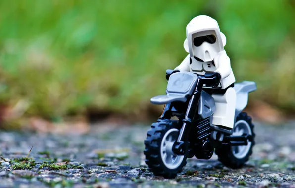 Toy, Star Wars, Motorcycle, Star wars, Lego