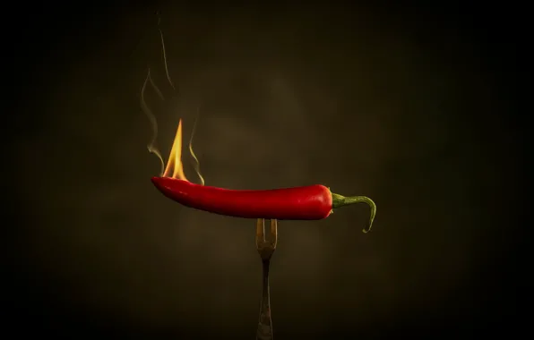 Picture fire, pepper, plug