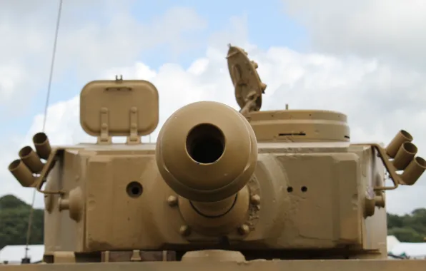 The barrel, tank, Tiger, German, heavy, Pz.Kpfw.VI
