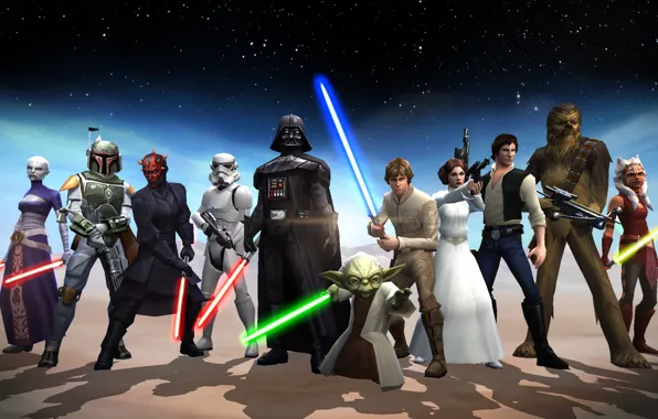 Picture Star Wars, star wars, Heroes, Galaxy