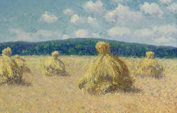 Picture field, landscape, picture, stack, Gustave Loiseau, Gustave Loiseau