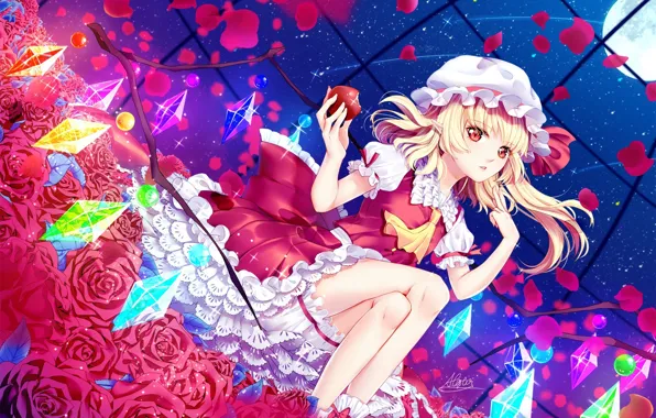 Girl, Roses, Touhou, Touhou, Touhou