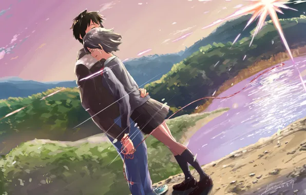 kimi no na wa  Your name anime, Kimi no na wa, Anime romance