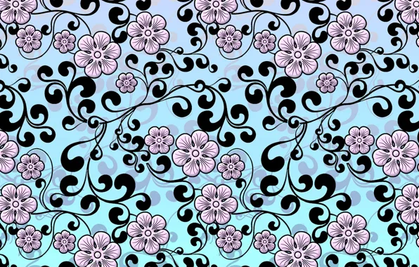 Picture background, pattern, curls, texture