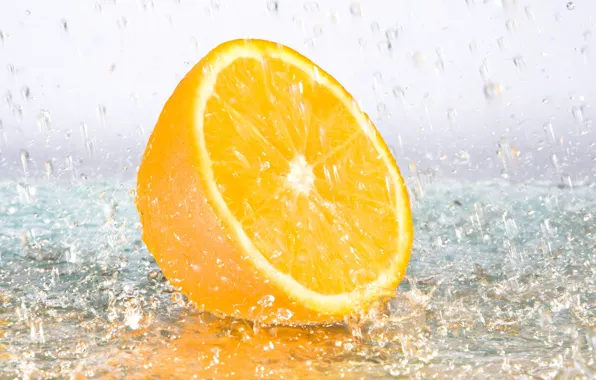 Picture water, Orange