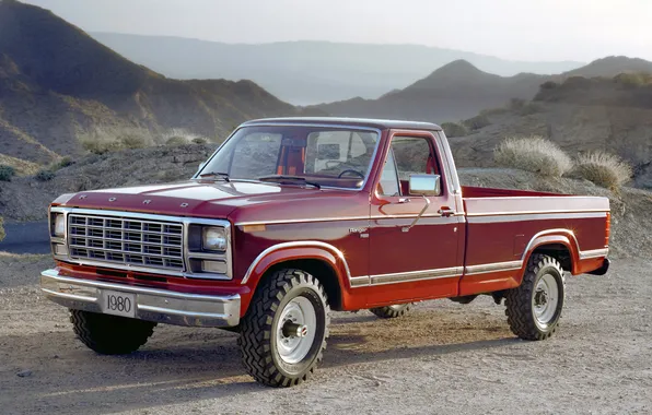 Retro, Ford, car, F-250