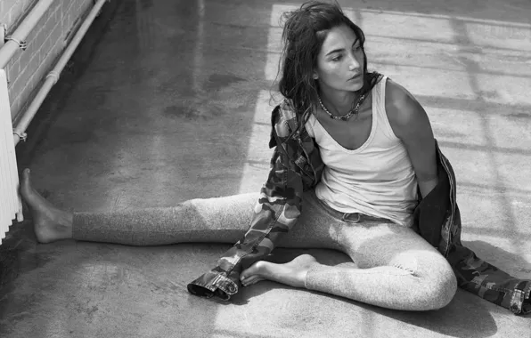 Lily Aldridge, Lily Aldridge, 2016, at the photo shoot for Elle magazine IT