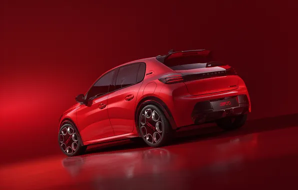 Peugeot, Peugeot, electric car, 2025, hot hatch, Peugeot E-208 GTi