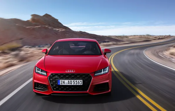 Front view, Coupe, Quattro, 2018, Audi TT, 45 TFSI