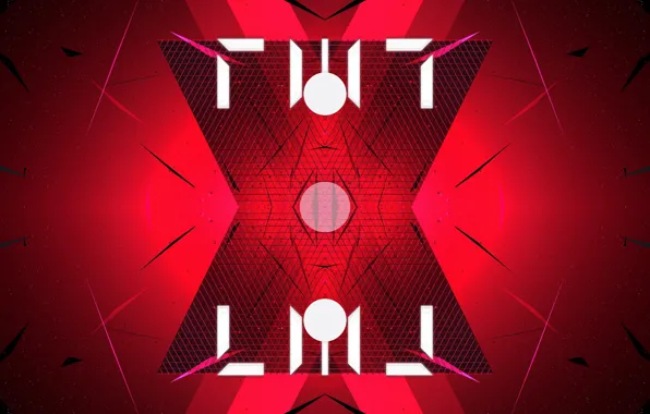 Red, background, figure