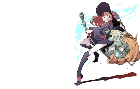 Sake, girl, dress, hat, anime, asian, witch, japanese