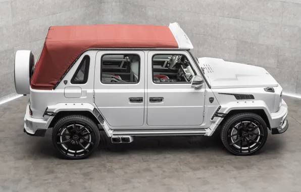 Mercedes, SUV, Mercedes, convertible, side view, AMG, Mansory, SUV