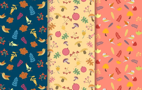 Autumn, background, texture, design, Autumn, pattern, collection