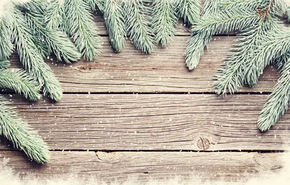 Picture winter, snow, background, Board, wood, winter, background, snow