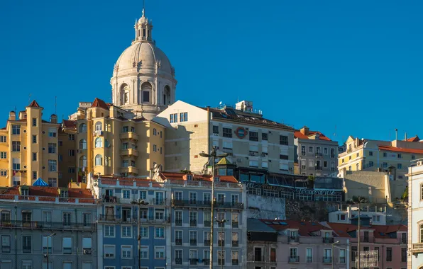 Picture Church, Portugal, the dome, Lisbon