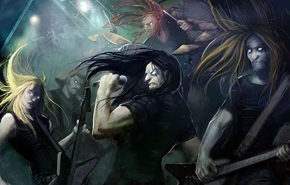 Dethklok Wallpaper by Dethviper on DeviantArt