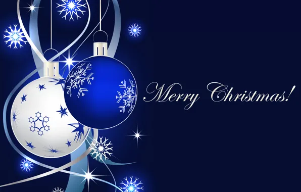 Decoration, balls, New Year, Christmas, Christmas, balls, blue, New Year
