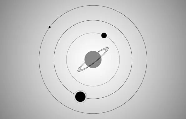 Space, black, galaxy, gray, circle