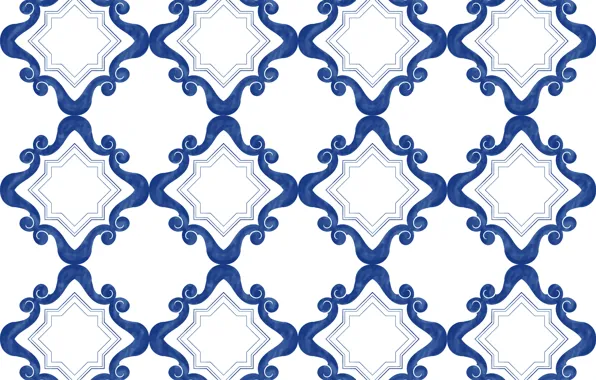 Picture blue, texture, white background, ornament