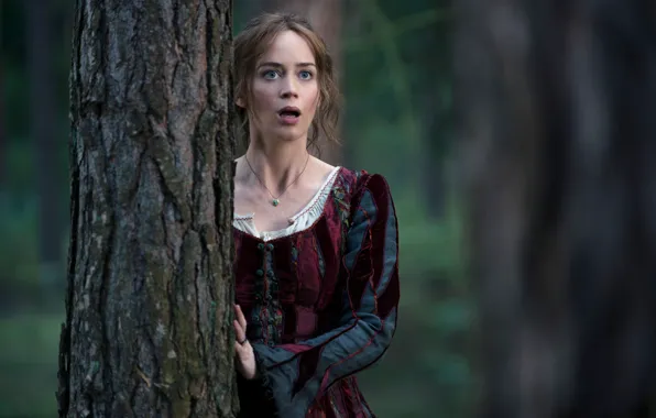 Picture Emily Blunt, The farther into the forest, Into the Woods