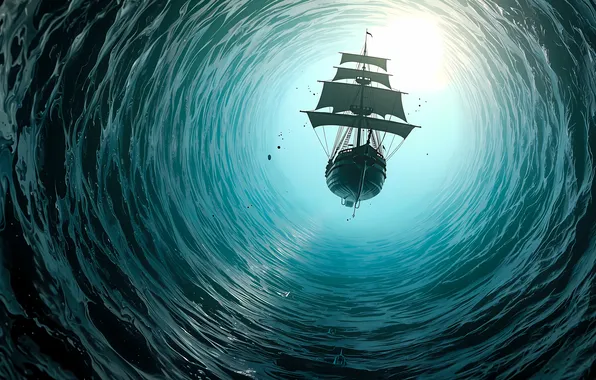 WATER, SHIP, SAILS, SPACE, The TUNNEL