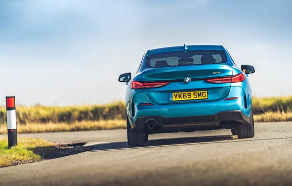 BMW, rear view, Gran Coupe, UK-spec, 2-Series, M Sport, 2020, 218i