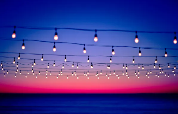 The sky, background, lamp, wire