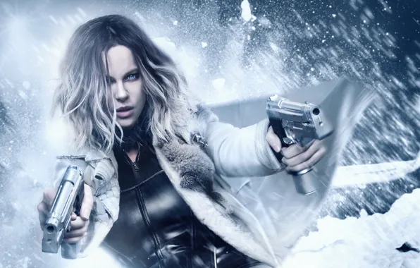 Picture Girl, Kate Beckinsale, Action, Fantasy, Beautiful, Winter, Warrior, Hybrid